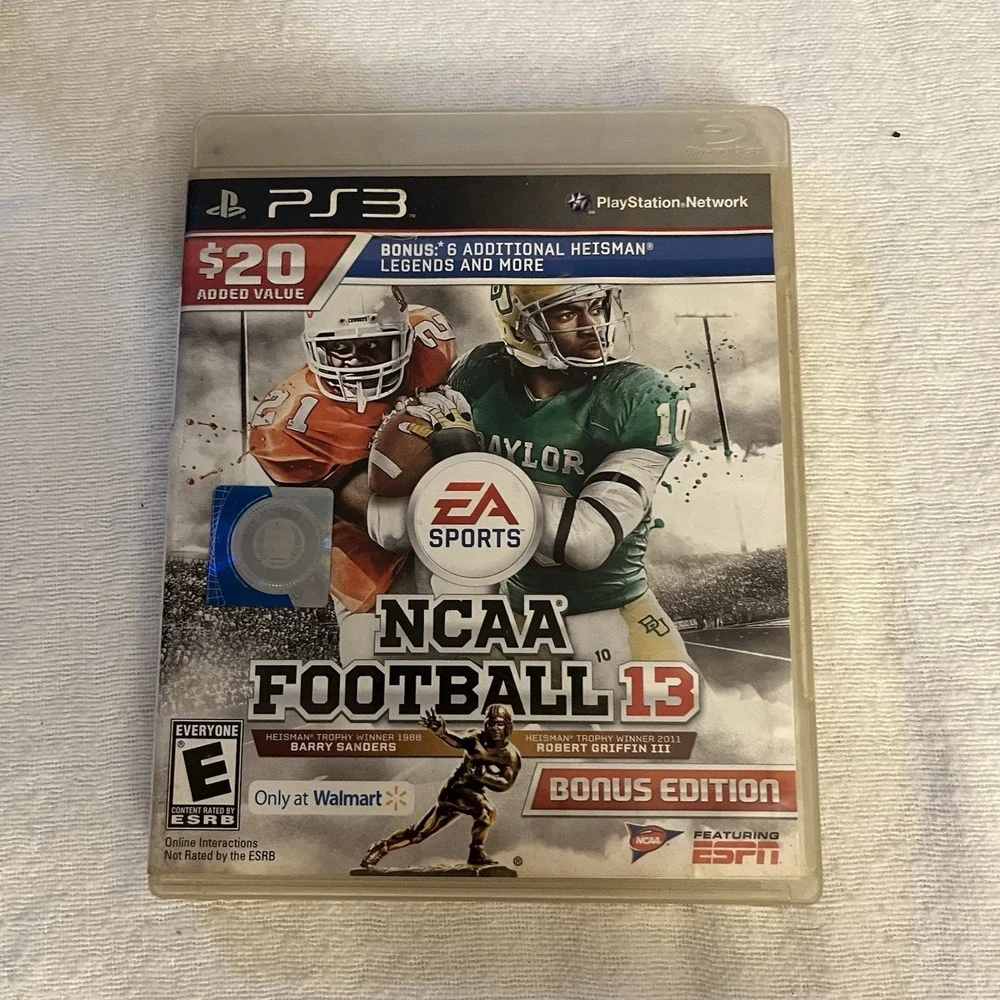 PS3 EA Sports NCAA Football 13 Bonus Edition Manuel On Disc